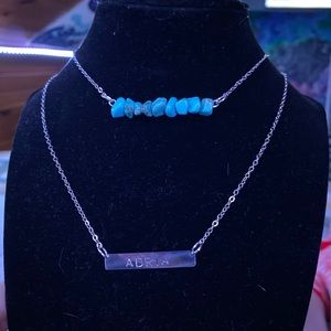 Double layered necklace